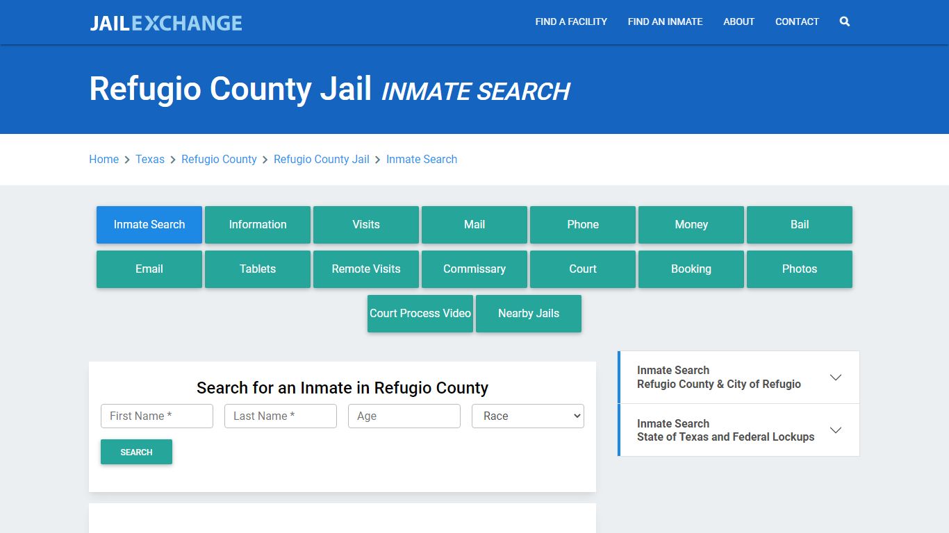 Refugio County Jail, TX Inmate Search: Roster & Mugshots