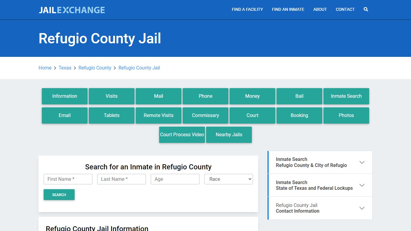 Refugio County Jail Roster Lookup, TX, Inmate Search